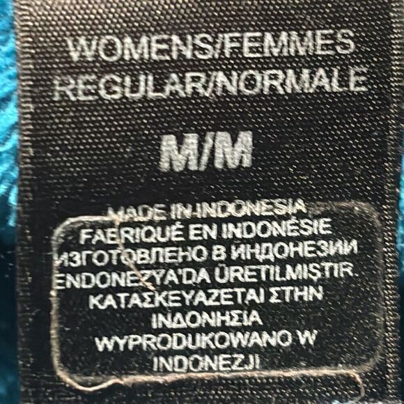 The North Face zip soft fleece jacket w pockets & cinchable bottom - Picture 10 of 13